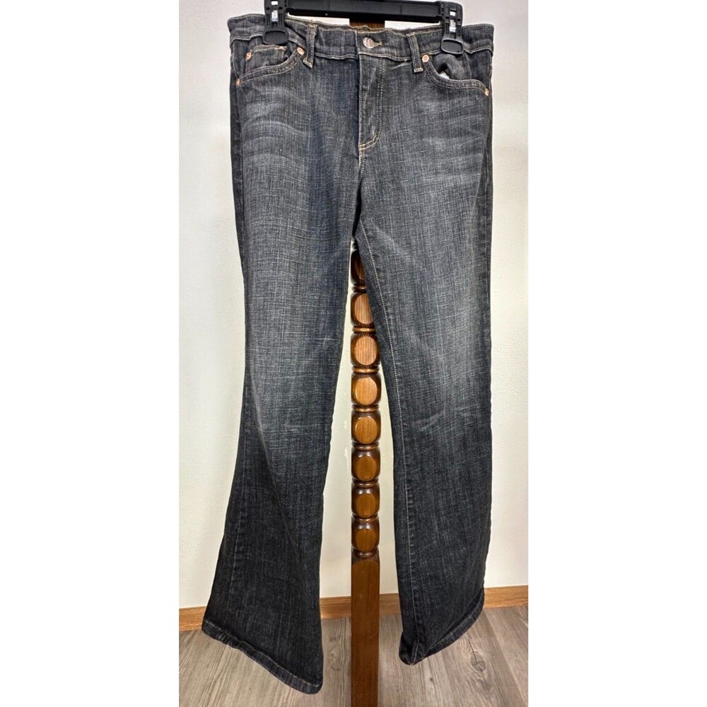 David Kahn Jeans Women’s 31 Dark Wash Bootcut Denim Made in USA Stretch